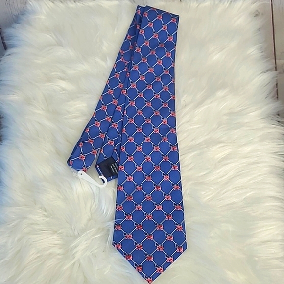 Vintage Y2K 100% Silk Democratic Democrat Political Party Donkey Tie Necktie 60" - Picture 8 of 17